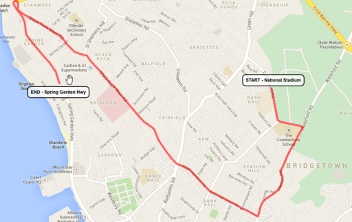 Kadooment Day Route